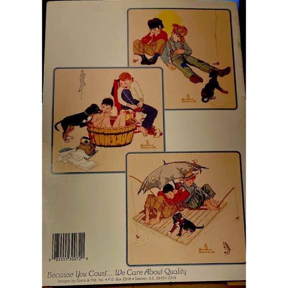 Cross Stitch Me And My Pal Series Norman Rockwells Four Seasons #72 Gloria & Pat - Picture 2 of 6
